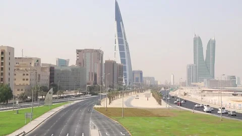 Manama Capital of Bahrain Video stock 247277605