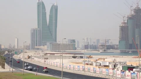 Manama Capital of Bahrain Stock Footage 247277720