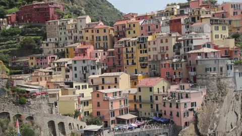 Manarola, Cinque Terre Stock Footage 136578761