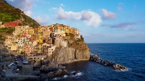 Manarola in Cinque Terre Video stock 255307968