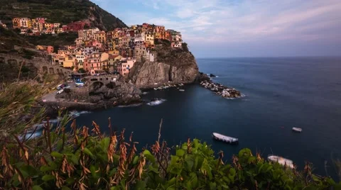 Manarola sunset timelapse 動画素材 68630586