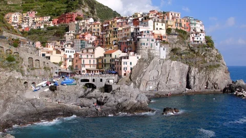 Manarola time lapse Cinque Terre Italy Stock-Footage 103451698
