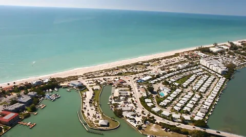 Manasota Key looking NW 스톡 동영상 39614312