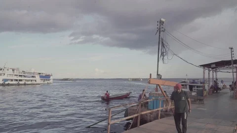 Manaus port Stock Footage 126921519