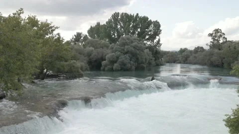 Manavgat Waterfall Stock Footage 164914919