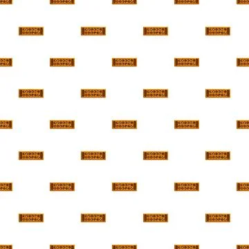 Mancala board game seamless pattern background Stock Illustration