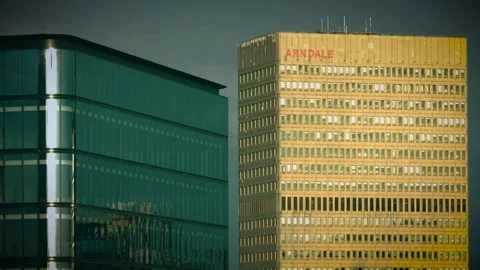 Manchester Arndale Building with New Building Stock Footage