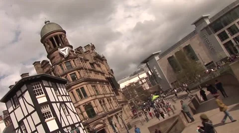 Manchester BRoll- Old town Video stock 40384108