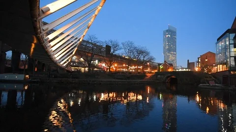 Manchester Castlefield 動画素材 103817218