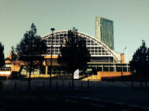 Manchester Central Train Station 库存照片
