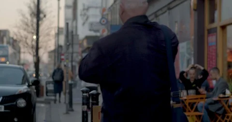 Manchester city centre . Spring winter Stock Footage 103706026
