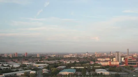 Manchester day-night timelapse Stock Footage 11978385