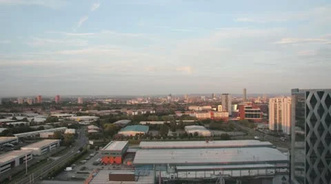 Manchester day-night timelapse (static) Stock Footage 12208265