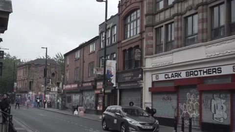 Manchester Street Stock Footage 143860894