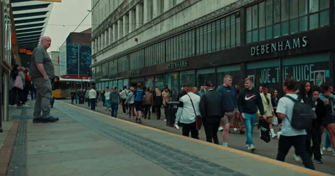 Manchester Tram Stock Footage 200851258