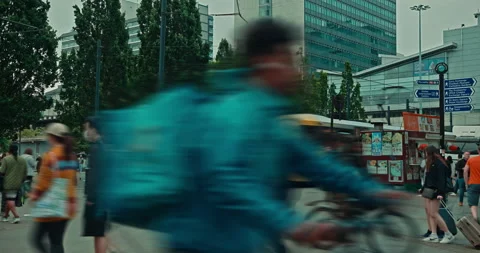 Manchester Tram Time-lapse Stock Footage 201149284