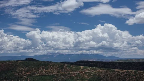 MANCOS OVERLOOK CLOUDS Stock Footage 93106324