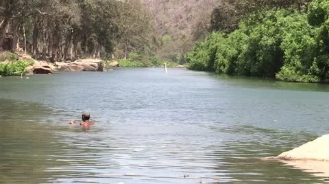 Mandakini River Video stock 22475513