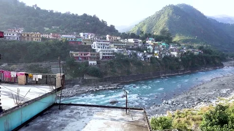 The Mandakini River at Uttarakhand Stock Footage 245060092