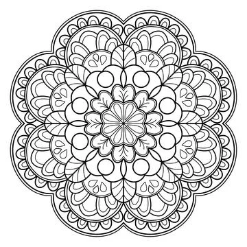 Mandala 002 eps Stock Illustration