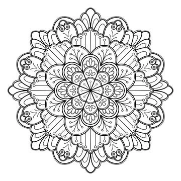 Mandala 007 Stockillustratie