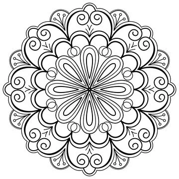 Mandala 009 Stockillustratie