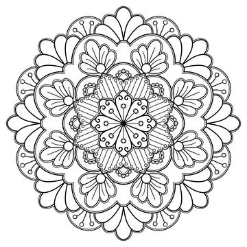 Mandala 010 Stockillustratie