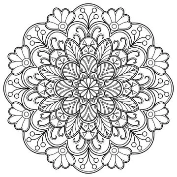 Mandala 018 Stock Illustration