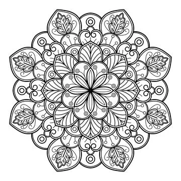 Mandala 033 Stockillustratie