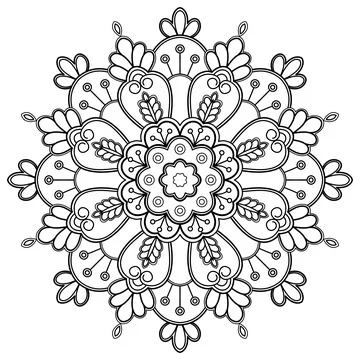 Mandala 036 Stockillustratie