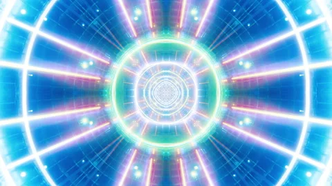Mandala 3D Kaleidoscope seamless loop Psychedelic Stock Footage 262214099