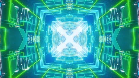 Mandala 3D Kaleidoscope seamless loop Psychedelic Stock Footage 262215944