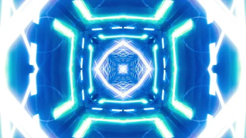 Mandala 3D Kaleidoscope seamless loop Psychedelic Stock Footage 262232788