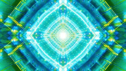 Mandala 3D Kaleidoscope seamless loop Psychedelic Stock Footage 263520381