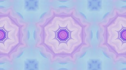 Mandala 3D Kaleidoscopic pattern. Motion. Psychedelic trippy traditional Stock Illustration