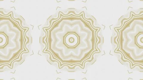 Mandala 3D Kaleidoscopic pattern. Motion. Psychedelic trippy traditional 스톡 일러스트