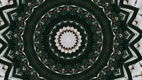Mandala abstract background, meditation magic ornate. Spiritual movement. Cosmic Stock Footage 157360164
