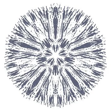 Mandala, abstract round boho doodle. Ethnic ornament, sketched symmetry. Folk Stock Illustration