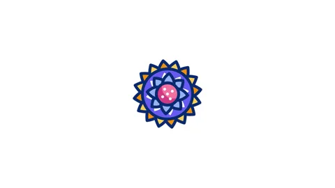 Mandala Animated Icon Stock Footage 320343318