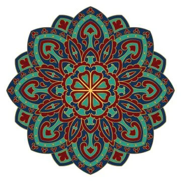 Mandala for any surface. Stock Illustration