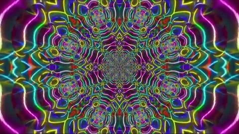 Mandala art background animation Stock Footage 296897802
