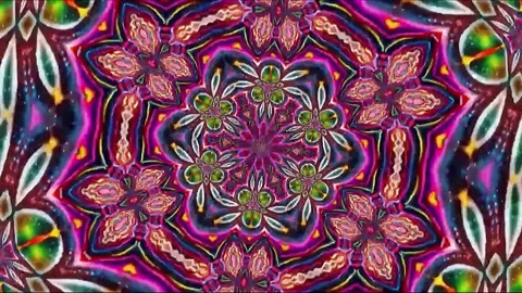 Mandala art background animation Stock Footage 296898135