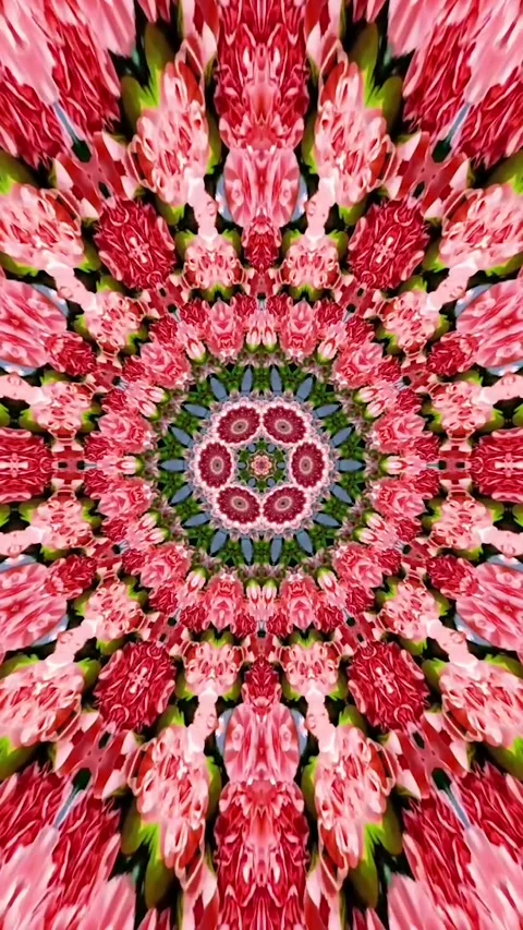 Mandala Art Colorful Circular Pattern With Many Different Colors Video Stock Footage 330767206