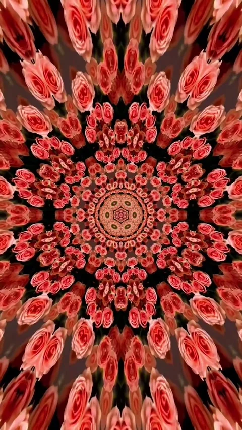 Mandala Art Colorful Circular Pattern With Many Different Colors Video Stock Footage 330767271