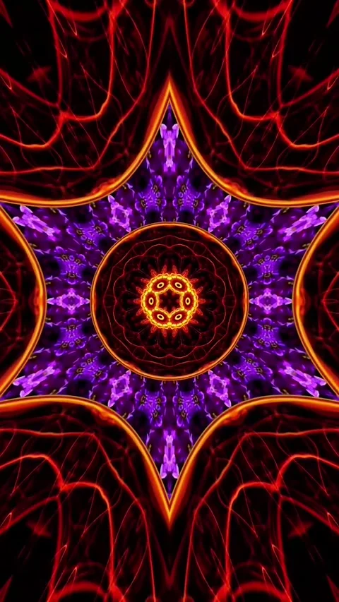 Mandala Art Colorful Circular Pattern With Many Different Colors Video Stock Footage 330767418