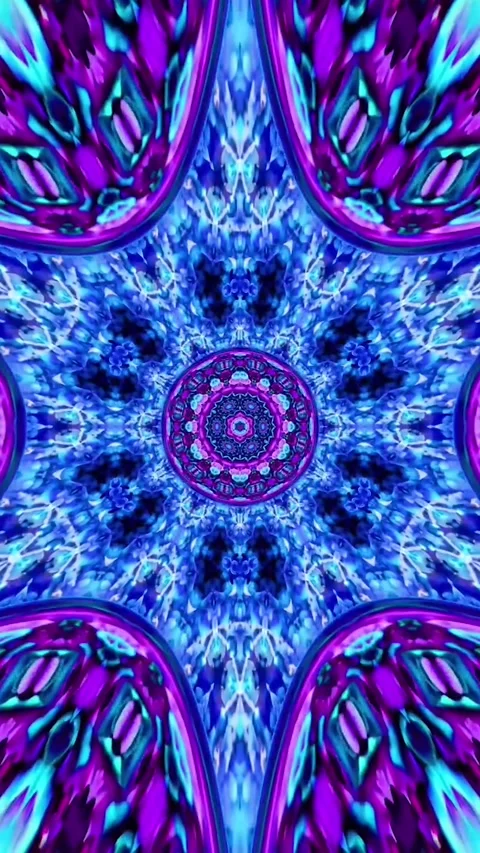 Mandala Art Colorful Circular Pattern With Many Different Colors Video Stock Footage 330767621
