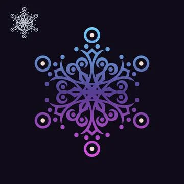 Mandala art Illustrazione stock