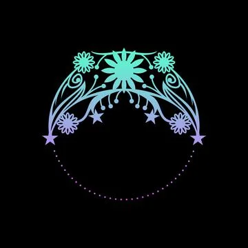 Mandala art Stock Illustration