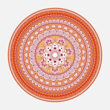 Mandala Art Pattern Eps Vector 스톡 일러스트
