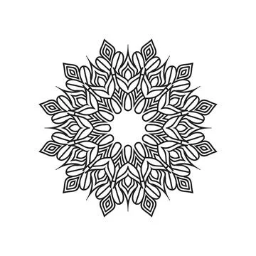 Mandala background design vector illustration Stock Illustration